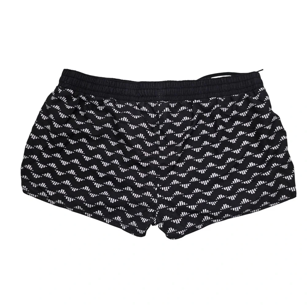 Old Navy Womens Modern Board Shorts Black White Geo Print UPF 50 Size M NEW